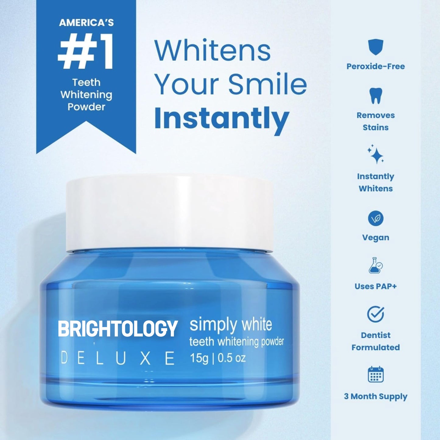 BRIGHTOLOGY™ - Teeth Whitening Powder