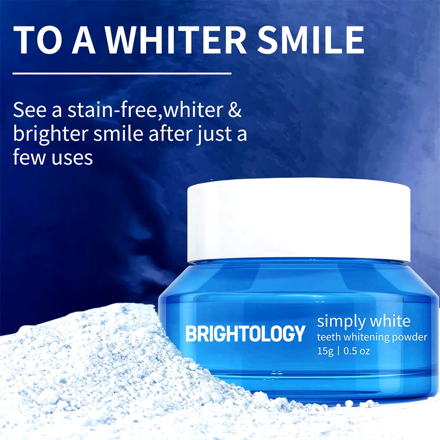 BRIGHTOLOGY™ - Teeth Whitening Powder